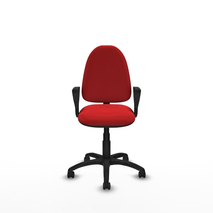 PIQUERAS Y CRESPO Silla de oficina Aýna Roja con Brazos Fijos PIQUERAS Y CRESPO Silla de oficina Aýna Roja con Brazos Fijos