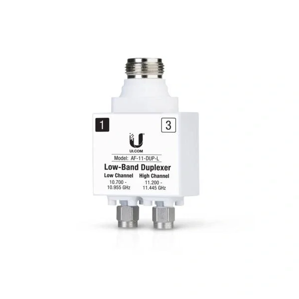 Ubiquiti AF-11-DUP-L Duplexer de Banda Baja 10.700-10.955 GHz y Alta 11.200-11.445 GHz para AF-11, Configurable para SISO o MIMO Ubiquiti AF-11-DUP-L Duplexer de Banda Baja 10.700-10.955 GHz y Alta 11.200-11.445 GHz para AF-11, Configurable para SISO o MIMO