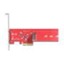 DeLOCK 90889 PCI Express 5.0 x4 Karte zu 1 x intern NVMe M.2 Key M - Low Profile