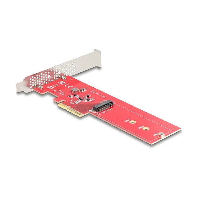 DeLOCK 90889 PCI Express 5.0 x4 Karte zu 1 x intern NVMe M.2 Key M - Low Profile