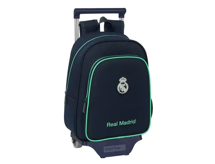 Safta Set de Mochila y Carro Real Madrid 2ª Equipación 25/26