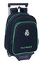 Safta Mochila 524 con Carro 705 Real Madrid 2ª Equipación 25/26 27x33x10cm