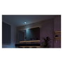 Philips Hue White & Color Ambiance Slim Recessed 90 mm Luz Empotrable, Bluetooth/Zigbee, Blanco, Multicolor (2000-6500K), IP44, 8.3W, Para Sala/Baño/Dormitorio