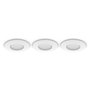 Philips Hue White & Color Ambiance Slim Recessed 90 mm Luz Empotrable, Bluetooth/Zigbee, Blanco, Multicolor (2000-6500K), IP44, 8.3W, Para Sala/Baño/Dormitorio
