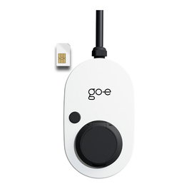 Go-eCharger go-e Charger Gemini 2.0 22 kW 32A Trifásico para Pared Tipo 2 con eSIM y Wifi Blanco y Negro