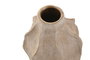 DKD Home Decor Jarrón de Gres Ondas Desgastado Beige