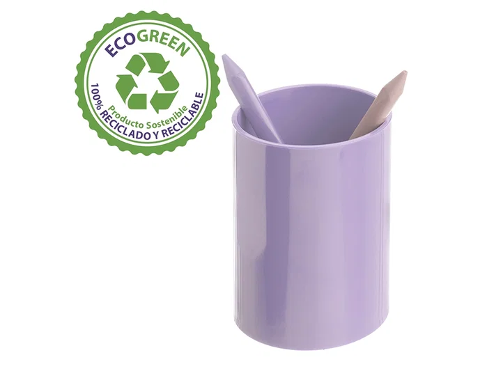 Archivo 2000 Portalápices Ecogreen Malva Pastel