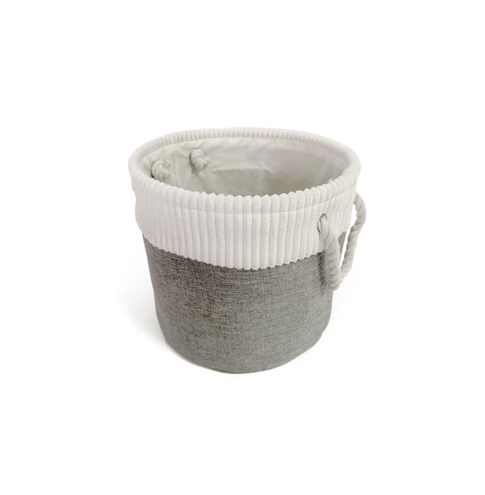 Inde Cesta de Almacenaje Redonda Confortime, Dimensiones 28.3 cm Ancho x 7 cm Alto x 28.2 cm Largo (12 Unidades)