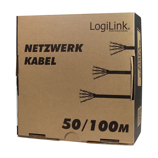 LogiLink Cable de instalación Cat.6 U/UTP 100m EconLine