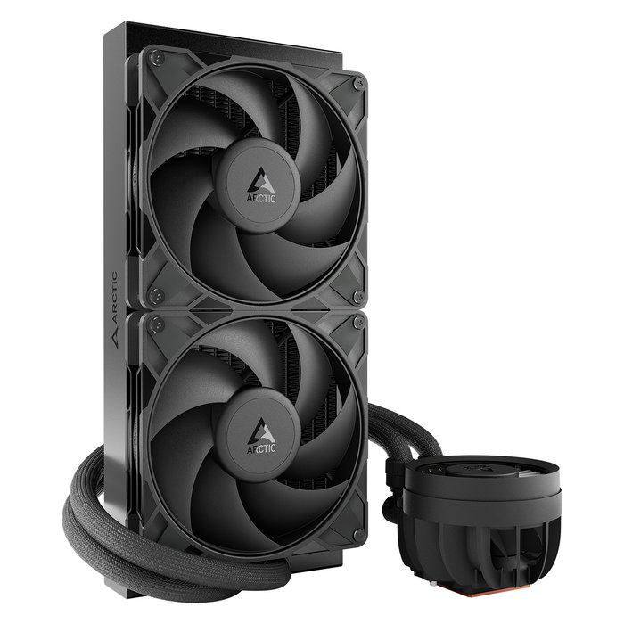 ARCTIC Liquid Freezer III Pro 280, Sistema de Refrigeración Líquida AIO, 2 Ventiladores de 140 mm, Negro, Compatible LGA 1851/1700 y AM4/AM5