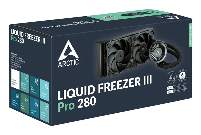 Arctic Liquid Freezer III Pro 280 Negro Arctic Liquid Freezer III Pro 280 Negro