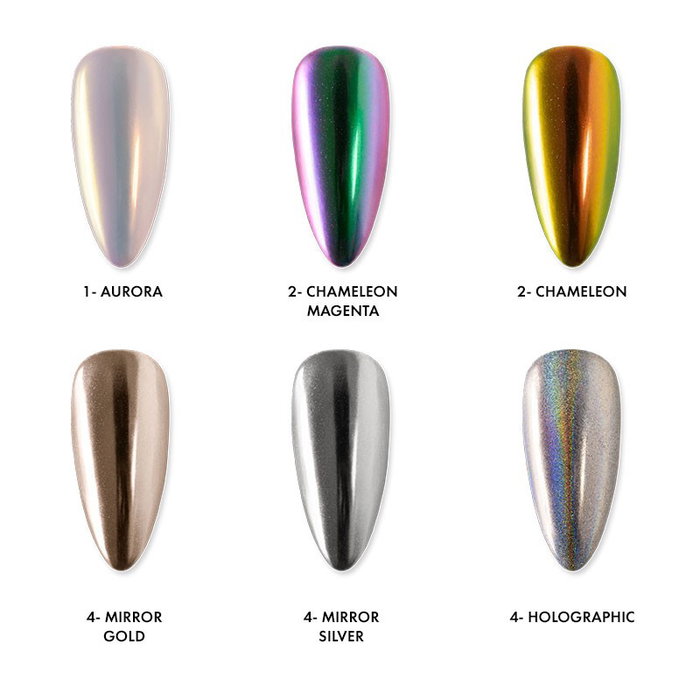 Andreia Chrome Illusion Pen 03 - Lápiz de Uñas Cromado, Efecto Espejo, Acabado Illusion, Formulación Vegana