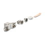 DeLOCK 90797 Módulo Keystone RJ45 Cat.6A blindado con ángulo de 90°