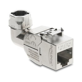 DeLOCK 90797 Módulo Keystone RJ45 Cat.6A blindado con ángulo de 90°
