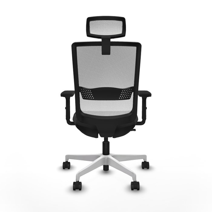 PIQUERAS Y CRESPO Silla de oficina Haches Gris oscuro y Blanco PIQUERAS Y CRESPO Silla de oficina Haches Gris oscuro y Blanco
