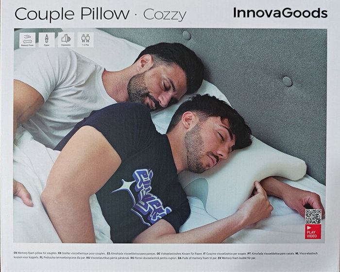 Almohada Viscoelástica Cervical para Parejas Cozzy InnovaGoods