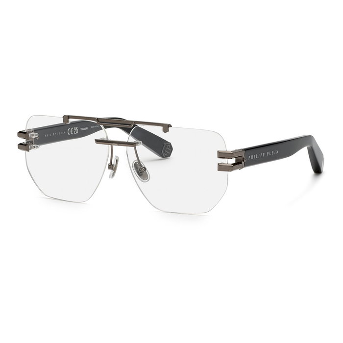 Philipp Plein VPP087M610584 Gafas de Vista para Hombre de Metal Philipp Plein VPP087M610584 Gafas de Vista para Hombre de Metal