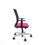 PIQUERAS Y CRESPO Silla de oficina Haches Rosa y Negro
