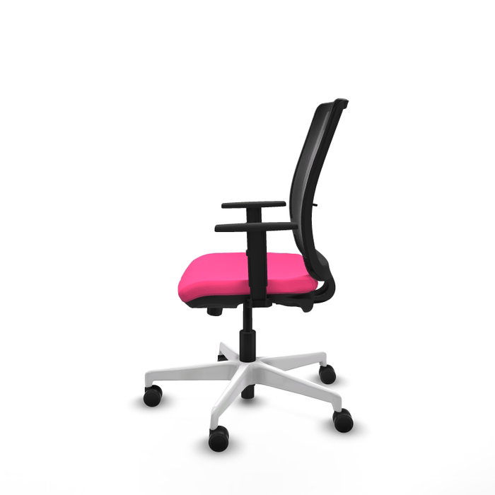 PIQUERAS Y CRESPO Silla de oficina Haches Rosa y Negro
