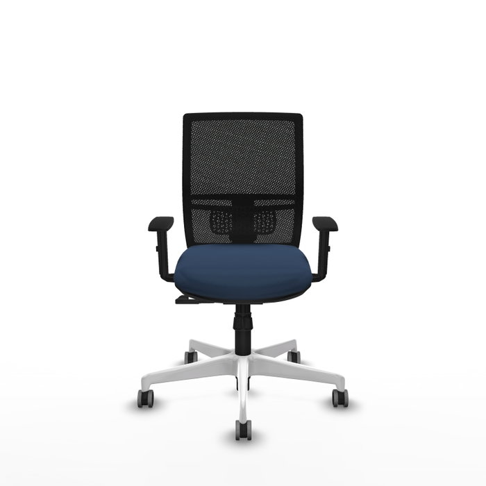 PIQUERAS Y CRESPO Silla de oficina Yunquera con mecanismo Sincro, Azul marino y Negro PIQUERAS Y CRESPO Silla de oficina Yunquera con mecanismo Sincro, Azul marino y Negro