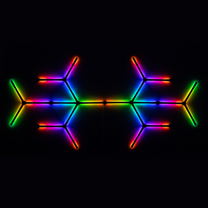 Phoenix Aura Kit de Luces LED Inteligentes RGB Modular con App, 16M Colores, Control por Voz Alexa/Google, Sincronización Música, Barras Conectables para Gaming y Decoración