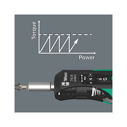 Wera 7515 Kraftform Safe-Torque Speed Destornillador de par 2-6Nm Wera 7515 Kraftform Safe-Torque Speed Destornillador de par 2-6Nm