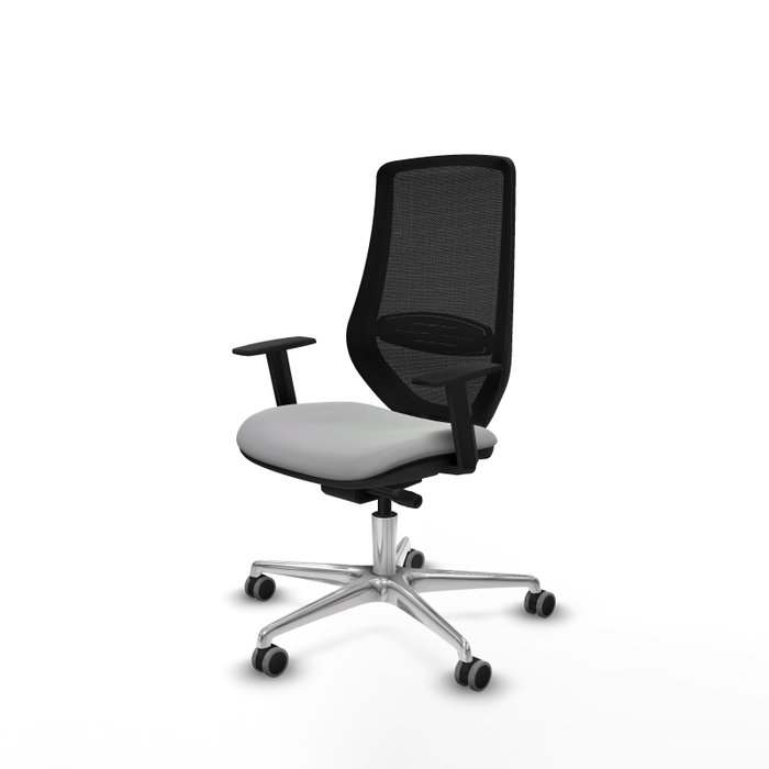 PIQUERAS Y CRESPO Silla de oficina Mardos Gris Claro y Negro