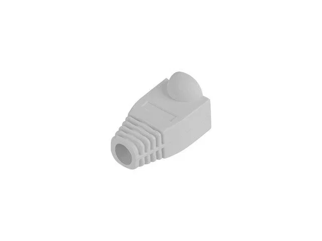 Lanberg PLB-1000-S Fundas Protectoras para Conector RJ-45, PVC Gris, Pack de 100 Unidades