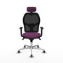 PIQUERAS Y CRESPO Silla de oficina Jorquera Morado y Negro