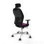 PIQUERAS Y CRESPO Silla de oficina Jorquera Morado y Negro