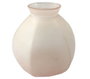 DKD Home Decor Jarrón de Cristal Glaseado Rosa