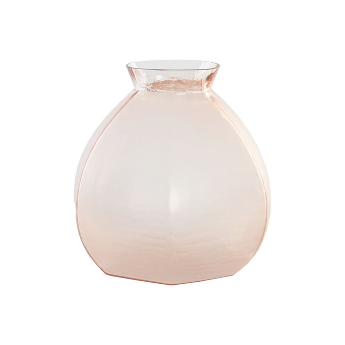 DKD Home Decor Jarrón de Cristal Glaseado Rosa DKD Home Decor Jarrón de Cristal Glaseado Rosa