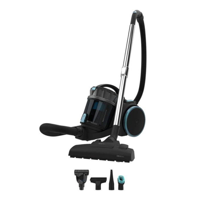 Cecotec Conga Rockstar Multicyclonic Aspiradora Cilíndrica 4 L Sin Bolsa, Negro y Azul Cecotec Conga Rockstar Multicyclonic Aspiradora Cilíndrica 4 L Sin Bolsa, Negro y Azul