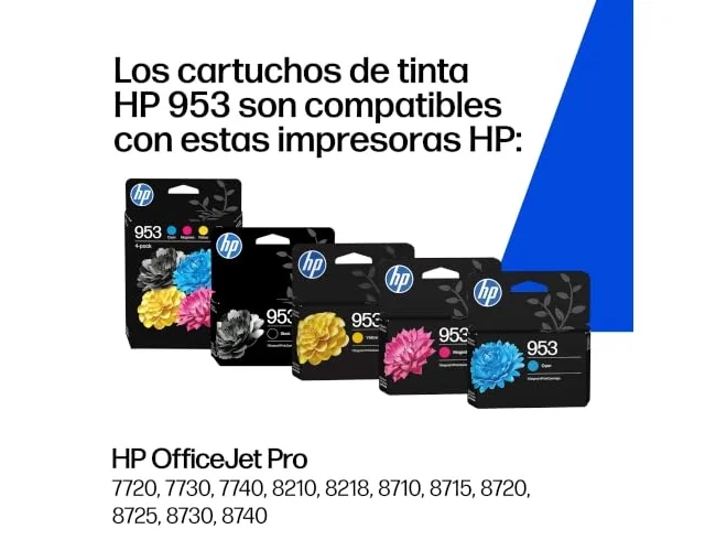 HP Cartucho de Tinta Original 953 Amarillo HP Cartucho de Tinta Original 953 Amarillo