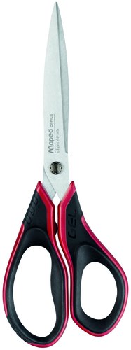 Maped Tijeras Multiusos Advanced Soft Gel 21cm Asimétricas Mango Negro/Rojo Maped Tijeras Multiusos Advanced Soft Gel 21cm Asimétricas Mango Negro/Rojo