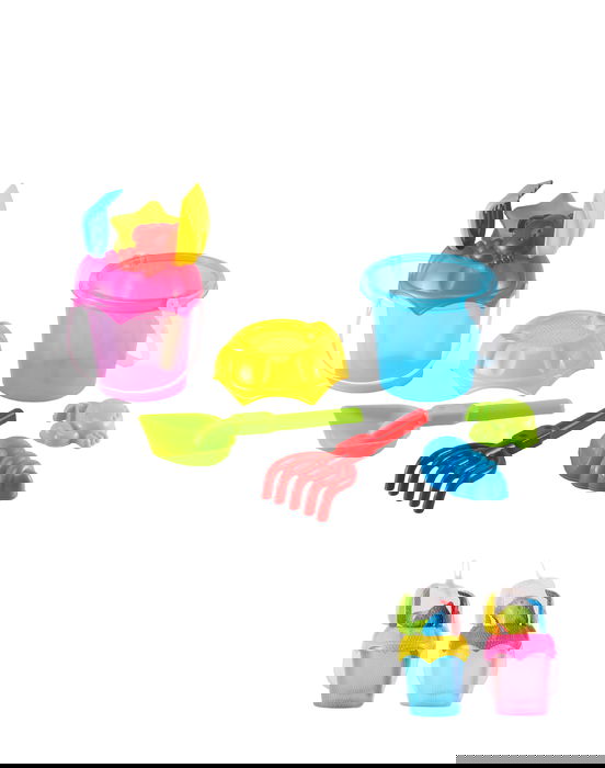 Marbueno Conjunto Cubo con Accesorios Color Surtido 26x15 cm Playa MARBUENO SUMMER 10553 Marbueno Conjunto Cubo con Accesorios Color Surtido 26x15 cm Playa MARBUENO SUMMER 10553