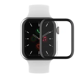 Belkin ScreenForce TrueClear Protector de Pantalla OVG002ZZBLK - Compatible con Apple Watch Series 5/4 44 mm - Cristal Transparente, Resistente a Rayones y Agua