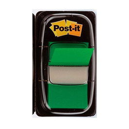 Post-It 680 Dispensador Notas Adhesivas Index 1x50 Verde -12U-