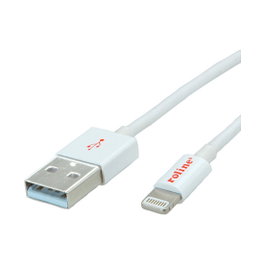 ROLINE Cable Lightning a USB de 1,8 m para iPhone, iPod e iPad