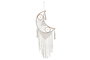 DKD Home Decor Atrapasueños de Macramé Luna en Algodón y Ratán