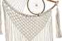 DKD Home Decor Atrapasueños Boho 1 x 125 x 39 cm Crema Natural Algodón Ratán