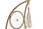 DKD Home Decor Atrapasueños Boho 1 x 125 x 39 cm Crema Natural Algodón Ratán