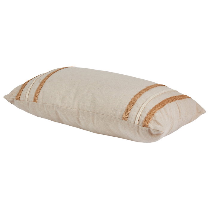 Home Deco Factory Cojín Beige Trenzas 30x50 cm