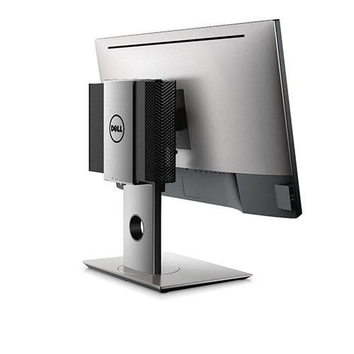 Dell Soporte Todo en Uno para OptiPlex Micro Form Factor con Ajuste de Altura, Inclinación, Giro y Profundidad, Gestión de Cables, para Monitores Dell UltraSharp y P 19-27 pulgadas
