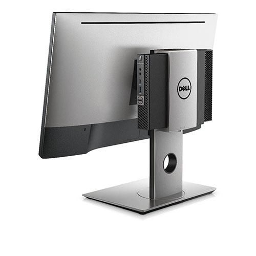 Dell Soporte Todo en Uno para OptiPlex Micro Form Factor con Ajuste de Altura, Inclinación, Giro y Profundidad, Gestión de Cables, para Monitores Dell UltraSharp y P 19-27 pulgadas