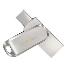 Sandisk Ultra Dual Drive Luxe 64GB USB 3.1 Type-C Plata