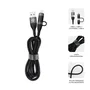 Subblim Cable TOP 4 en 1 60W USB-A/2xUSB-C/Lightning Negro 1m