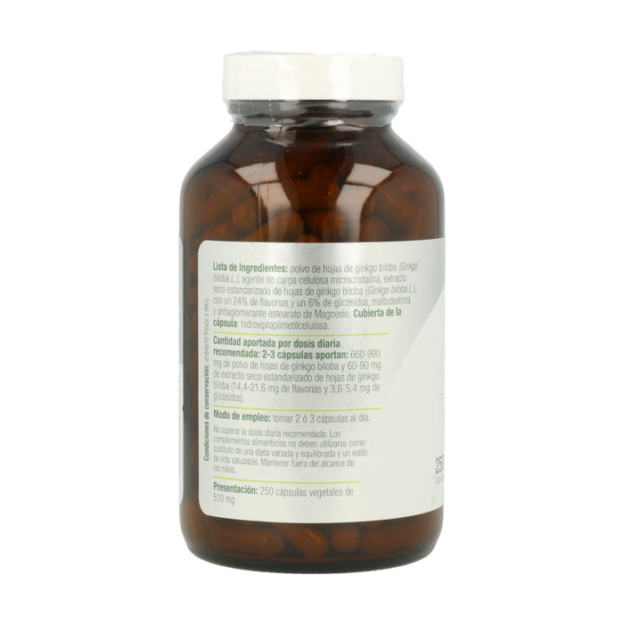 El Granero Integral Ginkgo Biloba Plus 250 cápsulas (510mg)