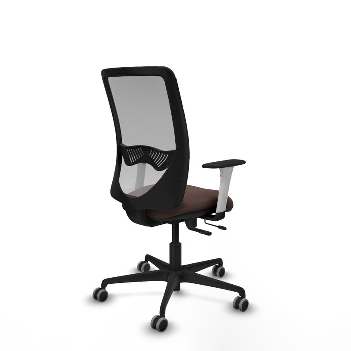 PIQUERAS Y CRESPO Silla de oficina Zulema Marrón oscuro/Gris PIQUERAS Y CRESPO Silla de oficina Zulema Marrón oscuro/Gris