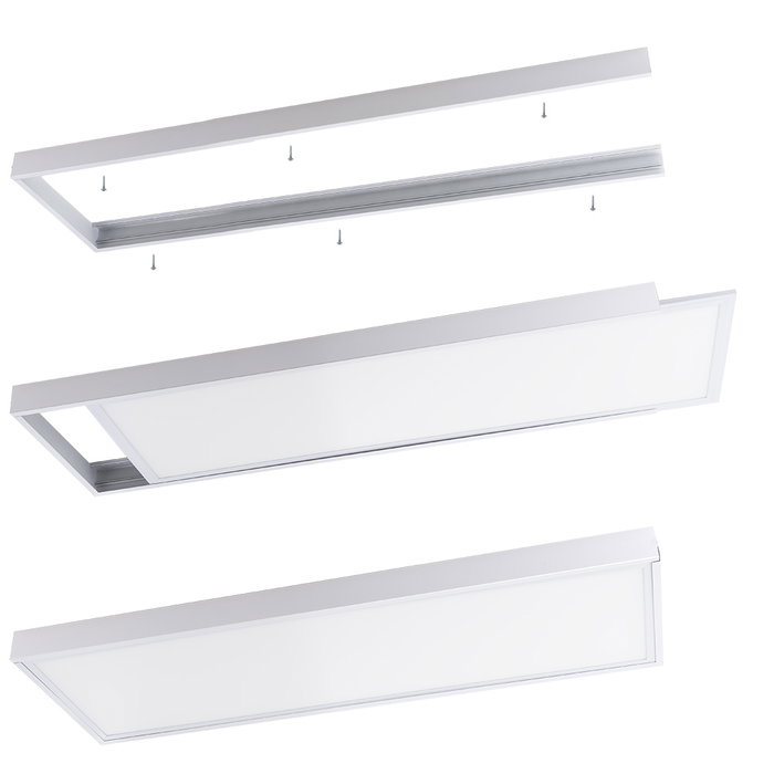 Marco Instalación Superficie Panel LED 120x60Cm para Techo Marco Instalación Superficie Panel LED 120x60Cm para Techo